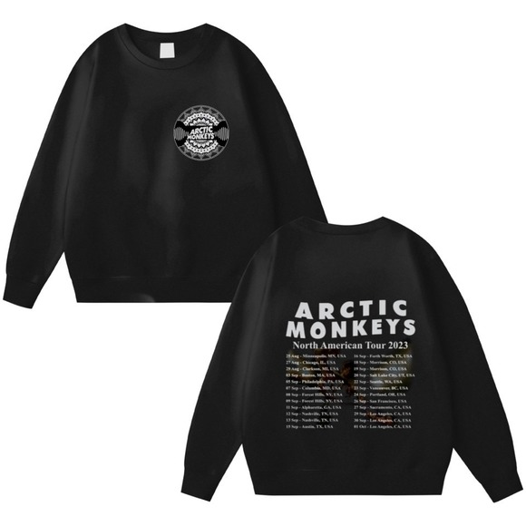 2023 Arctic Monkeys North American Tour 2 Sided Sweatshirts - Picture 1 of 4